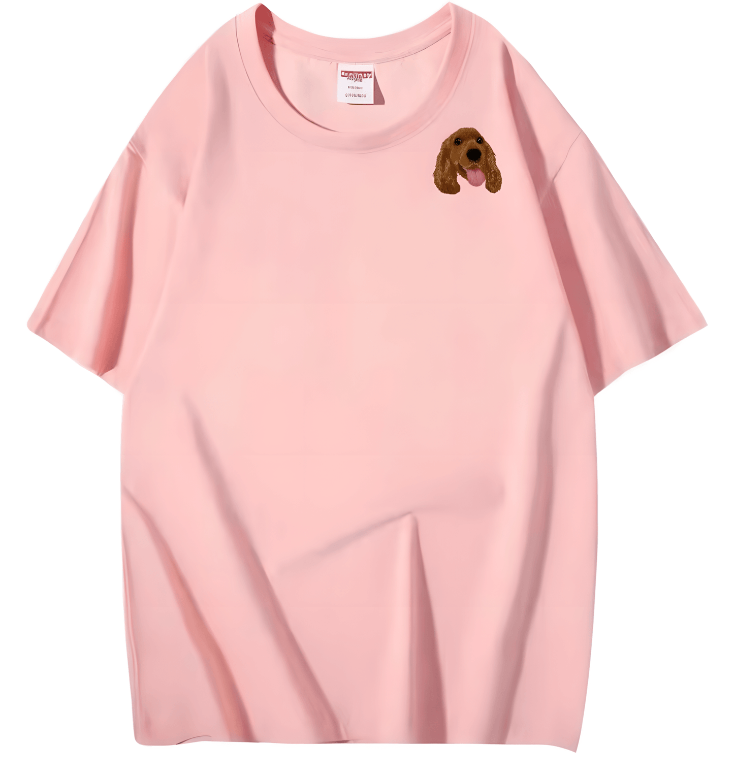 Custom Pet Embroidered Shirt,Custom Pet Portrait Gift, Personalized Dog Shirt,Embroidered Cat T Shirt,Custom Gifts middle sleeves - ecochicdelight