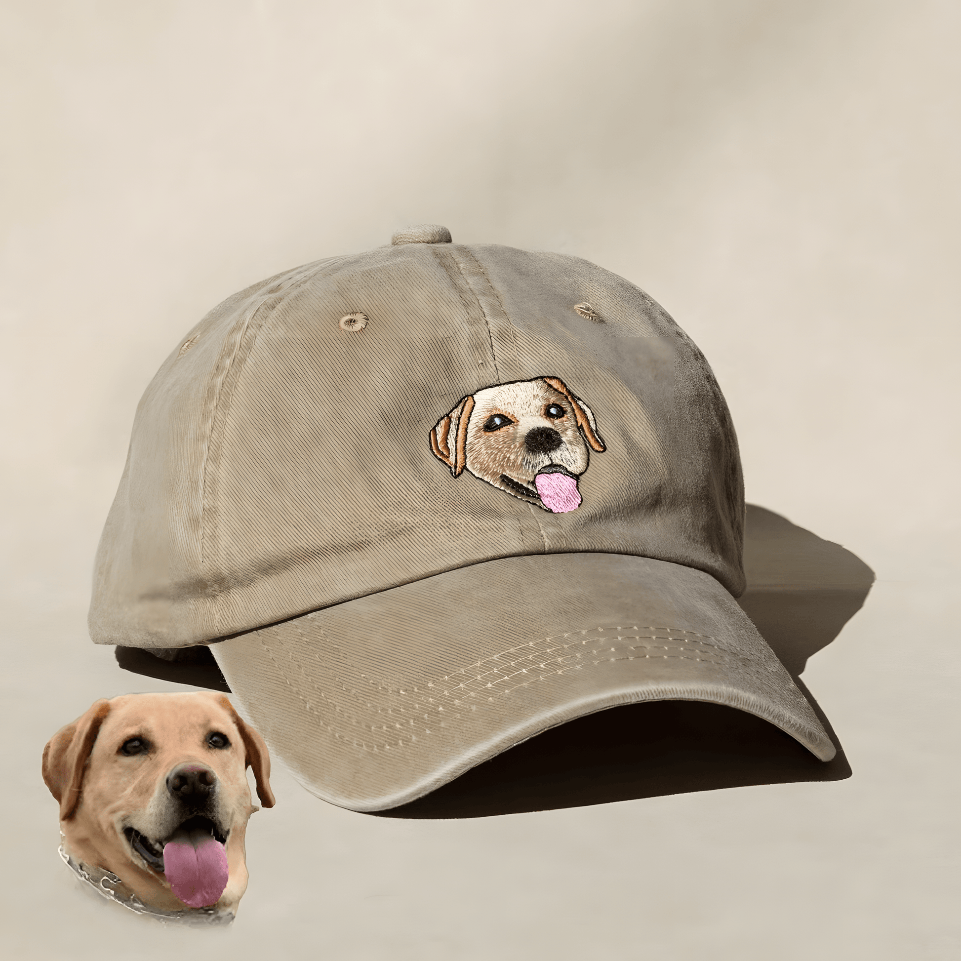 Custom Embroidered Pet Baseball Hat Custom Embroidered Dog Hat Custom Embroidered Pet Cat Hat Personalized Baseball Cap Using Your Pet Dog Photo - ecochicdelight