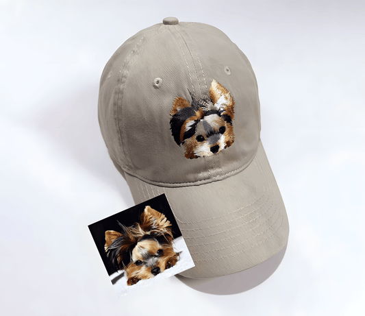 Custom Embroidered Pet Baseball Hat Custom Embroidered Dog Hat Custom Embroidered Pet Cat Hat Personalized Baseball Cap Using Your Pet Dog Photo - ecochicdelight